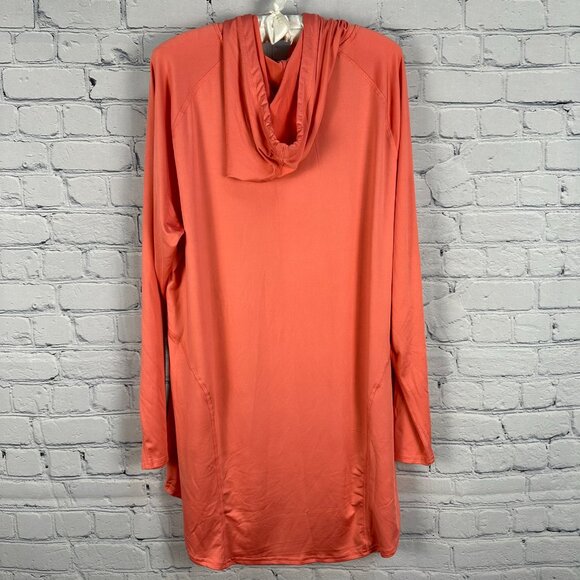 Swiss Alps‎ Women's Hooded Sun Protection Swim Cover-Up Dress, Size XL, Tea Rose - Picture 5 of 10